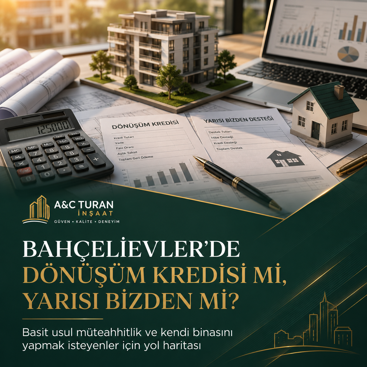Bahçelievler'de Dönüşüm Kredisi mi, Yarısı Bizden mi?